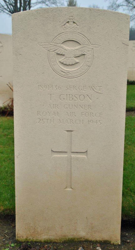 Sgt Thomas Gibson<br/><br /><br />died March 25th, 1945